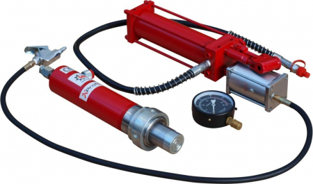 Set reconditionare presa hidraulica pneumatica 20Tone cu pompa cilindru manometru (MT20T-SET-AIR) [2]