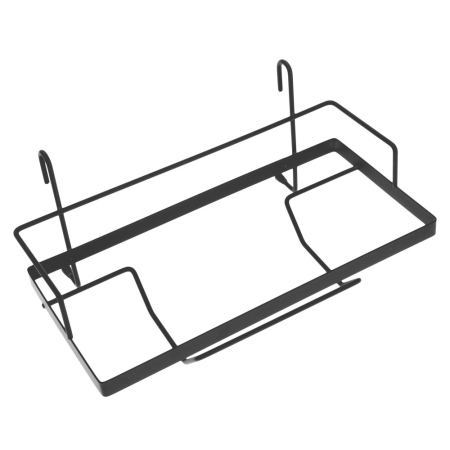 Set reling bucatarie 17 piese negru 150cm cu suporturi si accesorii  (KH-1498) [2]