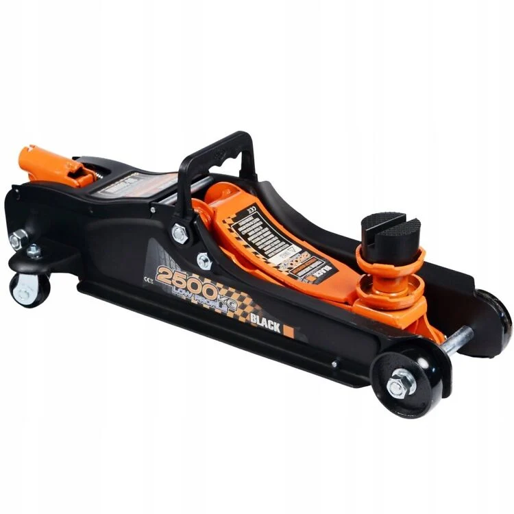 Set ridicare auto cric hidraulic 2.5 tone + capre sustinere 3 tone + cheie cruce prezoane (14306-N+OX-467+KD10532) [7]