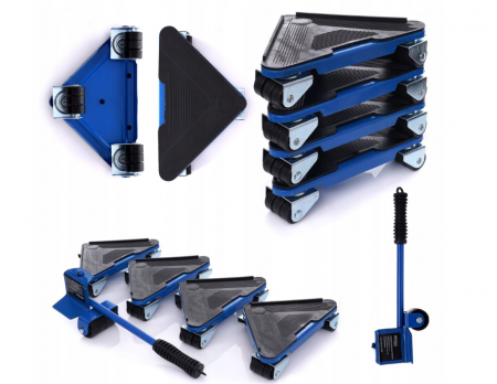 Scule pentru instalatori - Set ridicare mutare mobila 5 piese 300kg (KD3020)