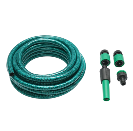 Set rola furtun gradina 12mmx7.5m cu adaptor 3/4-1/2, conectori, cap reglabil 1/2 (DISTN99) [1]