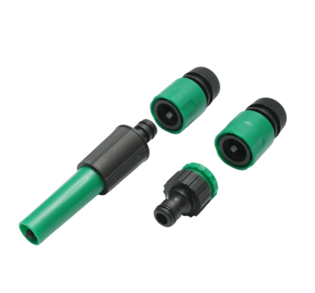 Set rola furtun gradina 12mmx7.5m cu adaptor 3/4-1/2, conectori, cap reglabil 1/2 (DISTN99) [4]