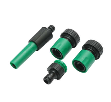 Set rola furtun gradina 19mmx7.5m cu adaptor 3/4-1/2, conectori, cap reglabil 1/2 (DISTP01) [4]