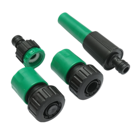 Set rola furtun gradina 19mmx7.5m cu adaptor 3/4-1/2, conectori, cap reglabil 1/2 (DISTP01) [5]