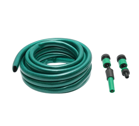 Set rola furtun gradina 19mmx7.5m cu adaptor 3/4-1/2, conectori, cap reglabil 1/2 (DISTP01) [1]