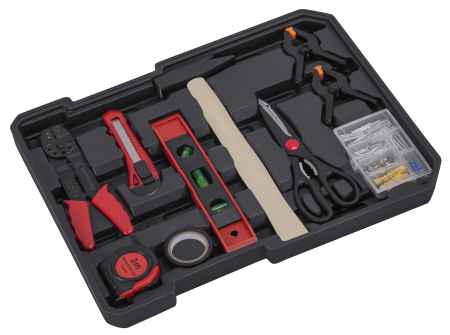 Set scule 187 piese cu chei tubulare clichet clesti si valiza cu roti (KD11357) [9]