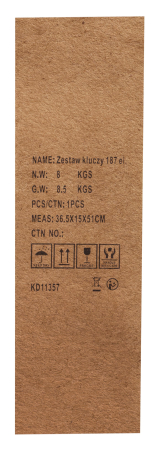 Set scule 187 piese cu chei tubulare clichet clesti si valiza cu roti (KD11357) [12]