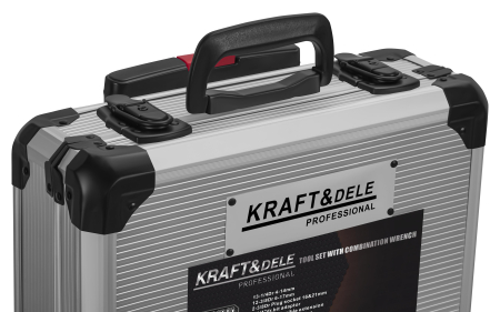 Set scule 187 piese cu chei tubulare clichet clesti si valiza cu roti (KD11357) [7]