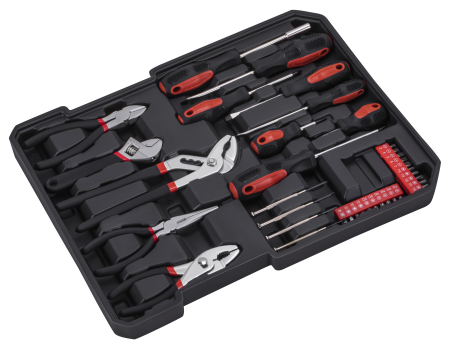 Set scule 187 piese cu chei tubulare clichet clesti si valiza cu roti (KD11357) [10]