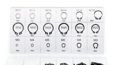 Set sigurante tip inel alezaj Seeger, 300 bucati (KD10510) [4]