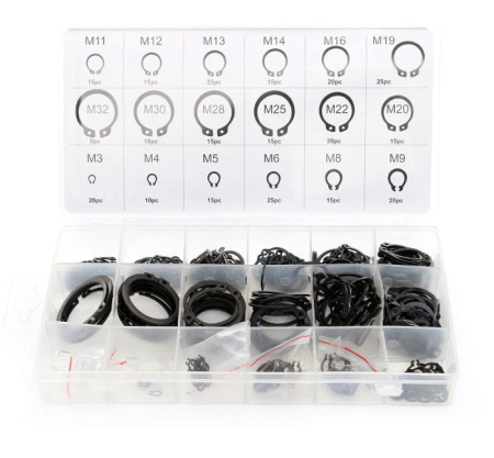 Produse noi (necategorizate) - Set sigurante tip inel alezaj Seeger, 300 bucati (KD10510)