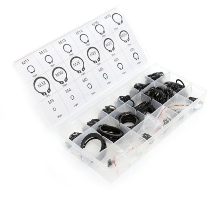 Set sigurante tip inel alezaj Seeger, 300 bucati (KD10510) [1]