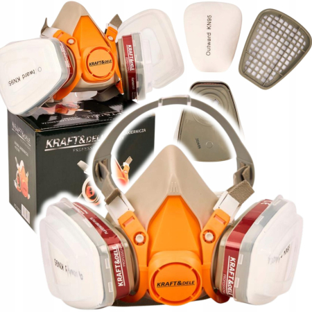 Set suport vopsit si masca de protectie cu filtru (KD3585+KD10030+KD10212+KD1497) [1]