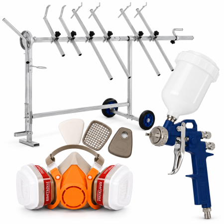 Scule pneumatice - Set suport vopsit si masca de protectie cu filtru (KD349+KD10030+KD10212)