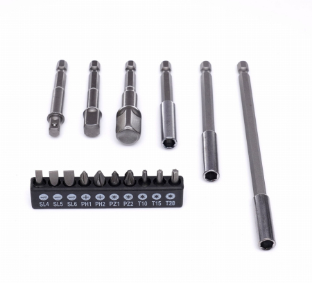 Set suporturi, adaptoare si biti 16 buc (KD10955) [4]