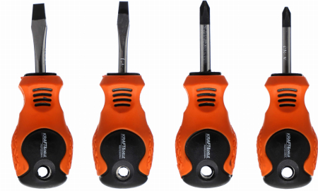 Altele - Set surubelnite 4 piese cu varf magnetic si maner ergonomic pentru uz general (KD10910)