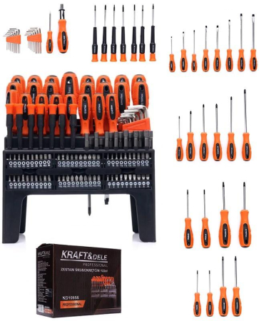 Produse noi (necategorizate) - Set surubelnite, imbus, tubulare si biti, 122 elemente (KD10958)