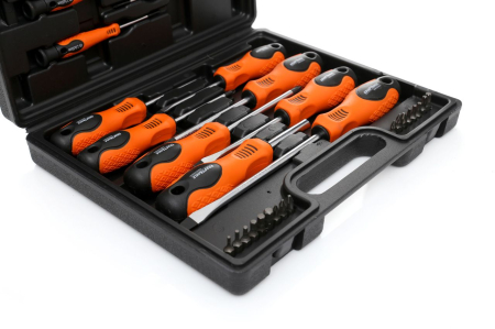 Set surubelnite si biti, 32 buc cu suport valiza (KD10902) [6]