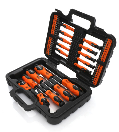 Set surubelnite si biti, 58 buc cu suport valiza (KD10903) [6]