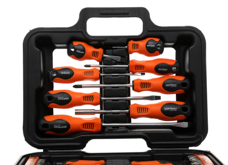 Set surubelnite si biti, 58 buc cu suport valiza (KD10903) [7]