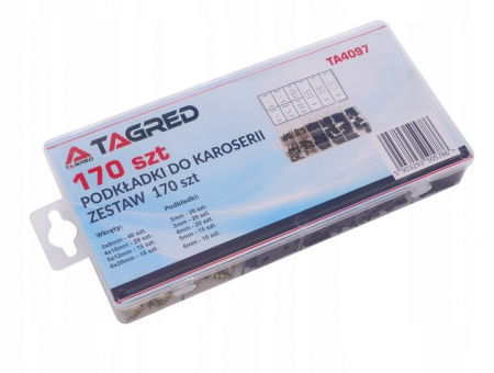 Set suruburi saibe pentru caroserie auto M3-M6 170piese (TA4097) [7]