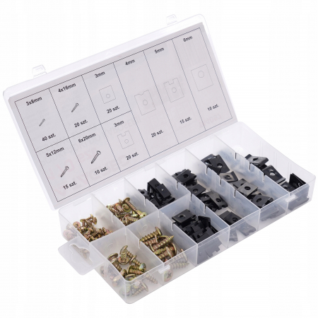 Set suruburi saibe pentru caroserie auto M3-M6 170piese (TA4097) [6]