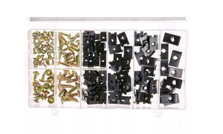 Set suruburi si saibe pentru caroserie 170 bucati, M3-M6, cu organizator (S10534) [3]