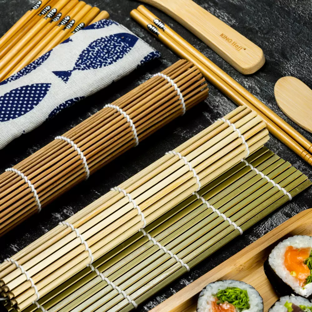 Set sushi din material bambus (KH-1704) [8]