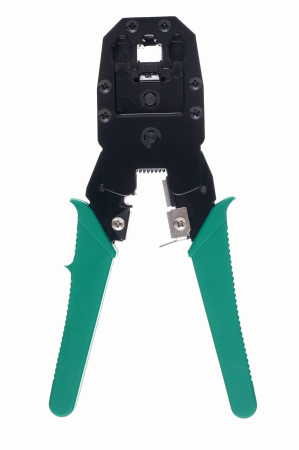 Set tester cleste pentru sertizare conectori RJ45, conectori si mufe retea LAN IT + 100 mufe (KD10882) [2]