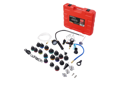 Produse noi (necategorizate) - Set tester miscare sistem racire radiator 27 elemente + accesorii (KD12501)