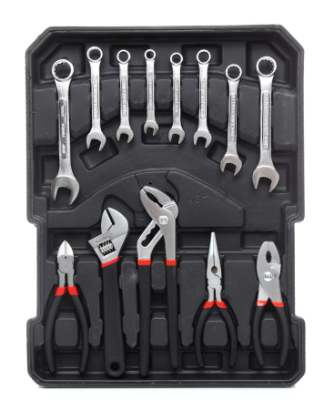 Set trusa chei 188 piese carcasa din aluminiu (KD314) [3]