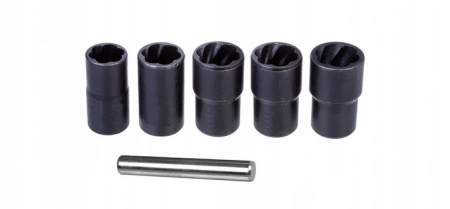 Set extractor lung 17-27mm suruburi piulite rotunjite deteriorate rupte (KD11791) [1]