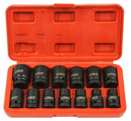 Set trusa chei tubulare impact ½ 13 piese 10-24mm intarite, pistol impact (V39461) [3]