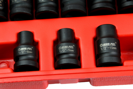 Set trusa chei tubulare impact ½ 35 piese 8-32mm intarite, pistol impact (M58275) [4]
