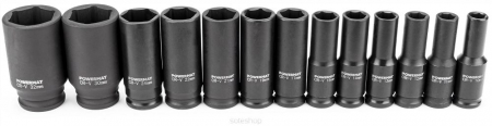 Set trusa chei tubulare impact lungi ½ 13 piese 10-32mm intarite, pistol impact (PM-ZNU-13-0.5T) [3]