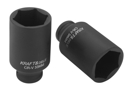 Set trusa chei tubulare impact lungi ½ 20 piese 10-38mm intarite, pistol impact (KD11794) [3]