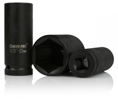 Set trusa chei tubulare impact lungi ½ 20 piese 10-38mm intarite, pistol impact (M58258) [4]