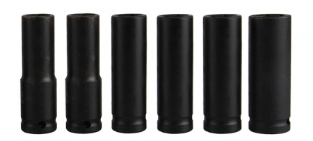 Set trusa chei tubulare impact lungi ½ 6 piese 10-21mm intarite, pistol impact (MP0600) [2]