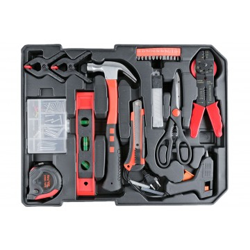 Set trusa de scule si chei combinate cu clichet, 186 piese, cu troliu si valiza din aluminiu (186CC-2) [5]