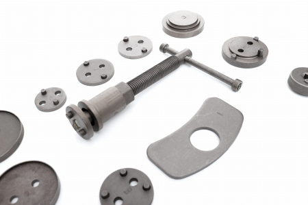 Set trusa presa piston etrier frana 12 piese schimb placute frana, impins pistoane (KD10214) [5]