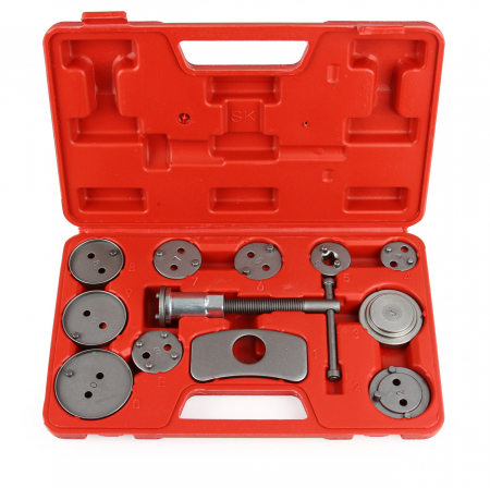 Frana - Set trusa presa piston etrier frana 12 piese schimb placute frana, impins pistoane (M57690)