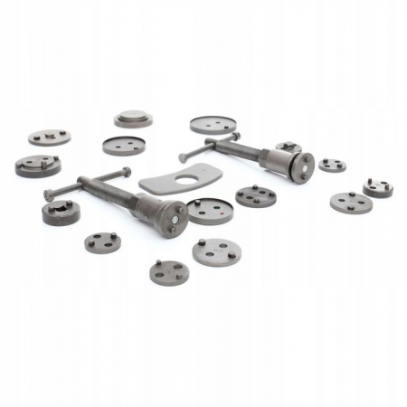 Set trusa presa piston etrier frana 18 piese schimb placute frana, impins pistoane (KD10215) [4]