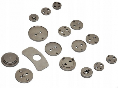 Set trusa presa piston etrier frana 18 piese schimb placute frana, impins pistoane (S10606) [5]