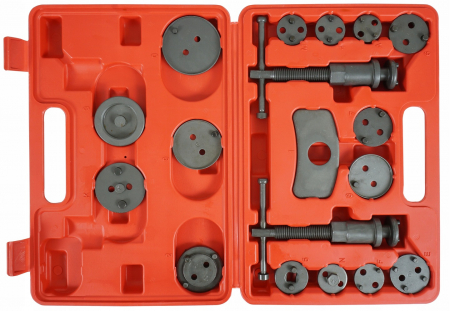 Set trusa presa piston etrier frana 18 piese schimb placute frana, impins pistoane (V86202) [2]