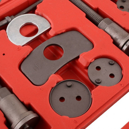 Set trusa presa piston etrier frana 21 piese schimb placute frana, impins pistoane (S10607) [3]