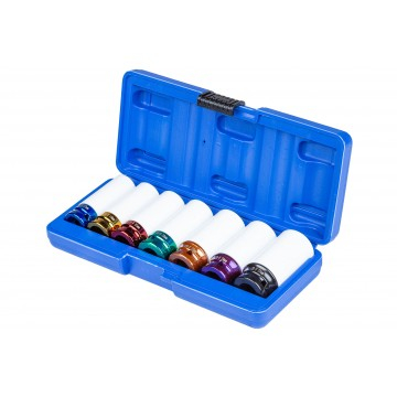 Chei - Set tubulare cu impact pentru jante aluminiu 1/2 7 piese 17-27mm CrMo (AL-FA7)