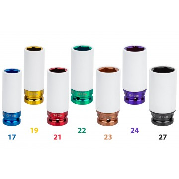 Set tubulare cu impact pentru jante aluminiu 1/2 7 piese 17-27mm CrMo (AL-FA7) [3]