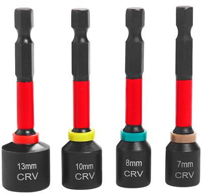 Altele - Set tubulare hexagonale 4 buc pentru bormasina (KD11866)