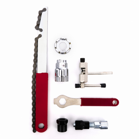 Produse noi (necategorizate) - Set unelte instrumente pentru bicicleta, 7 elemente (KD11018)