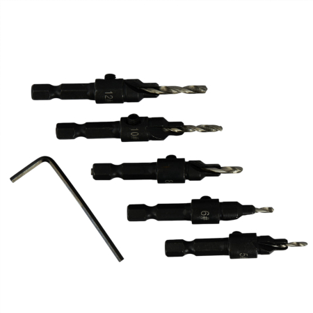 Altele - Set universal de burghie confirmat confirmari 5-12 5 buc (KD10796)